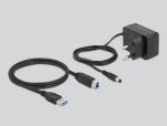 DELOCK HUB USB 3.2Gen1 Typ-A 4Port +Schnellladeport Schalter