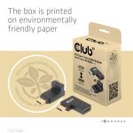 CLUB3D USB Type-C Gen2 Angled Adapter set of 2 up to 4K120Hz M/F