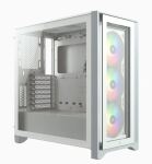 Corsair iCUE 4000X RGB Midi Tower Weiß