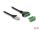 DELOCK RJ45 Kabel Cat.6 Stecker zu Terminalblock Adapter 2 m