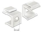 DELOCK Keystone Abdeckung m. 8mm Durchführung 4...