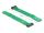 DeLOCK Klett-Kabelbinder mit Schlaufe und Befestigungsöse L 190 x B 25 mm grün 5 Stück