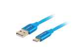 Lanberg CA-USBO-22CU-0010-BL USB Kabel USB 2.0 1 m USB C USB A 0,48 Gbit/s Blau