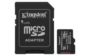 Kingston Technology 128GB microSDXC Canvas Select Plus Gen3 150MB/s A1 (Einschließlich SD Adapter)