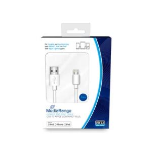 MediaRange MRCS178 Lightning-Kabel 1 m Weiß