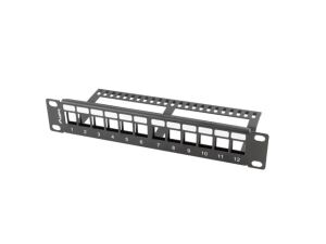 Lanberg PPKS-9112-B Rack Zubehör Gestell-Blindplatte