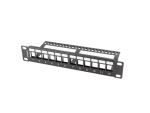 Lanberg PPKS-9112-B Rack Zubehör Gestell-Blindplatte