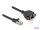 DeLOCK Netzwerk Verlängerungskabel S/FTP RJ45 Stecker zu RJ45 Buchse Cat.6A 3 m schwarz