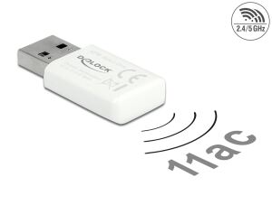 DELOCK USB 3.0 Dualband WLAN Micro Stick 867 + 300 Mbps