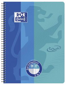 Oxford 400101422 Notizbuch A4+ 80 Blätter Blau