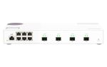 QNAP QSW-M2106-4S Netzwerk-Switch Managed L2 2.5G Ethernet (100/1000/2500) Weiß