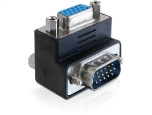 DeLOCK 65247 Kabeladapter VGA (D-Sub) Schwarz