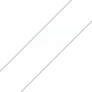Brother TZE-145 Etiketten erstellendes Band Weiss auf Transparent