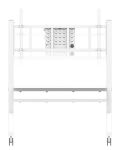Neomounts FL50-575WH1 TV-Trolley 65-115" - schnelle Installation - TÜV
