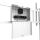 Neomounts FL50-575WH1 TV-Trolley 65-115" - schnelle Installation - TÜV
