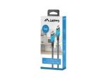 Lanberg CA-CMCM-45CU-0010-BK USB Kabel USB 3.2 Gen 2 (3.1 Gen 2) 1 m USB C 40 Gbit/s 240 W Schwarz, Blau