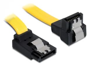 DeLOCK 0.3m SATA M/M SATA-Kabel 0,3 m Gelb