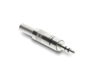 DELOCK Klinkestecker 3,5mm 3Pin lötbar silber