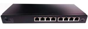 Longshine LCS-2.5GS7108 Netzwerk-Switch Unmanaged Gigabit Ethernet (10/100/1000) Schwarz