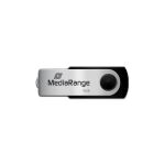 MediaRange MR910-3 USB-Stick 16 GB USB Typ-A 2.0 Schwarz, Silber