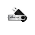 MediaRange MR910-3 USB-Stick 16 GB USB Typ-A 2.0 Schwarz, Silber