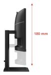 AOC E4 CU34E4CW Computerbildschirm 86,4 cm (34") 3440 x 1440 Pixel UltraWide Quad HD LED Schwarz
