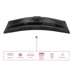 AOC E4 CU34E4CW Computerbildschirm 86,4 cm (34") 3440 x 1440 Pixel UltraWide Quad HD LED Schwarz