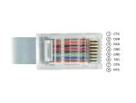 DELOCK Adapter USB2.0/C St > Seriell RS232 RJ45 St 0.5m grau