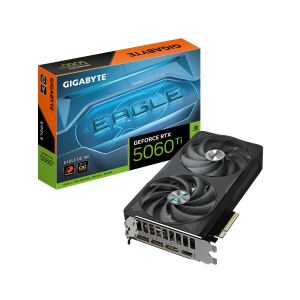 GIGABYTE GeForce RTX 5060 Ti EAGLE OC 16G Grafikkarte – 16 GB GDDR7, 128 Bit, PCI-E 5.0, 2617 MHz Kernfrequenz, 3 x DisplayPort, 1 x HDMI, GV-N506TEAGLE OC-16GD