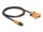 DeLOCK M12 CAN Bus Kabel A-kodiert 5 Pin Stecker zu D-Sub 9 Buchse 1 m
