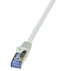 LogiLink 2m Cat.6A S/FTP Netzwerkkabel Grau Cat6a S/FTP (S-STP)