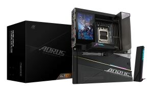 GIGABYTE X870E AORUS XTREME X3D AI TOP Mainboard - Unterstützt AMD Ryzen 9000 Serie CPUs, 24+2+2-Phasen-VRM, bis zu 9000MHz DDR5 (O.C.), 2xPCIe 5.0 M.2 + 3xPCIe 4.0 M.2, Wi-Fi 7, 10GbE LAN, USB 4