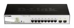 D-Link DGS-1210-10P Managed L2 Gigabit Ethernet (10/100/1000) Power over Ethernet (PoE) 1U Schwarz