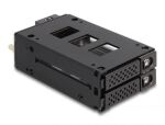 DELOCK Slim Bay Wechselrahmen 2 x2.5 U.2 NVMe SSD 5.25"