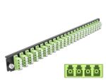 DELOCK 19 LWL Spleißbox 24 Port LC Quad lindgrün