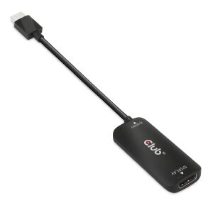 CLUB3D HDMI + Micro USB to DisplayPort™ 4K120Hz or 8K30Hz M/F Active Adapter