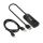 CLUB3D HDMI + Micro USB to DisplayPort™ 4K120Hz or 8K30Hz M/F Active Adapter