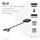 CLUB3D HDMI + Micro USB to DisplayPort™ 4K120Hz or 8K30Hz M/F Active Adapter