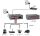 LevelOne 8-Port-Fast Ethernet-PoE-Switch, 4 Ports RJ45, 4 Ports RJ45 PoE Plus, 61.6W