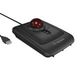 KeySonic MSM KSM-4006-UT Corded Trackball-Maus schwarz