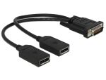 DELOCK DMS Kabel DMS-59 -> 2x Displayport StBu 0.25m