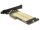 DELOCK PCIe-Card x4 > M2 KeyB + NVMe M.2 KeyM LowProfile