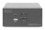 Digitus KVM-Switch, 2 Port, Dual Display, 4K, DisplayPort®