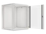 Lanberg WF01-6615-10S Rack 15U Wandmontiertes Regal Grau