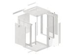 Lanberg WF01-6615-10S Rack 15U Wandmontiertes Regal Grau