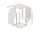 Lanberg WF01-6615-10S Rack 15U Wandmontiertes Regal Grau