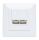 Intellinet 771917 Steckdose 2 x RJ-45 Weiß