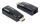 Manhattan 1080p HDMI over Ethernet Extender Kit in kompaktem Format, HDMI-Signalverlängerung mit 1080p@60Hz bis zu 60 m über ein einzelnes Cat6-Netzwerkkabel, Sender- und Empfängermodul, Power over Cable, ultrakompaktes Format, schwarz
