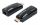 Manhattan 1080p HDMI over Ethernet Extender Kit in kompaktem Format, HDMI-Signalverlängerung mit 1080p@60Hz bis zu 60 m über ein einzelnes Cat6-Netzwerkkabel, Sender- und Empfängermodul, Power over Cable, ultrakompaktes Format, schwarz