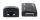 Manhattan 1080p HDMI over Ethernet Extender Kit in kompaktem Format, HDMI-Signalverlängerung mit 1080p@60Hz bis zu 60 m über ein einzelnes Cat6-Netzwerkkabel, Sender- und Empfängermodul, Power over Cable, ultrakompaktes Format, schwarz
